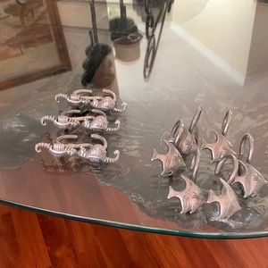 Nautical shower curtain rings 🐠